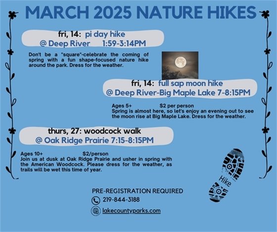 march 2025 nature hike