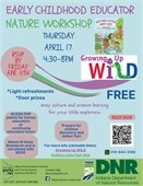 early childhood educator nature workshop april 2025