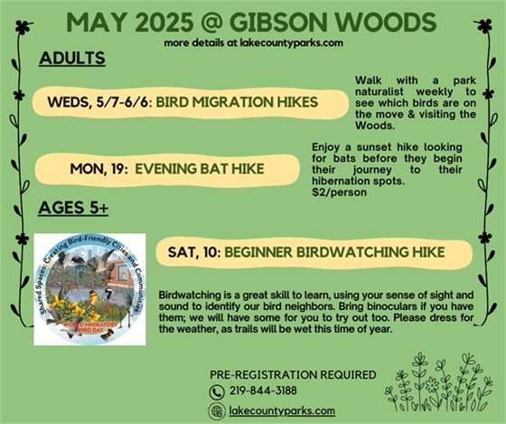 gibson woods may programs