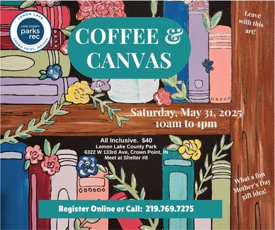 coffee and canvas at lemon lake may 2025