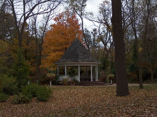 Gazebo in fall