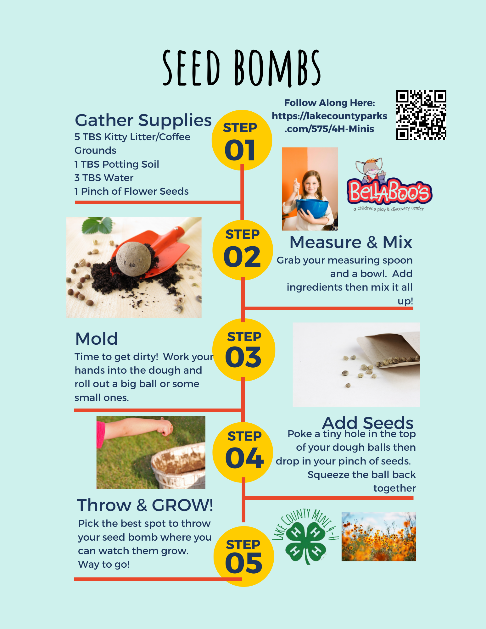 Seed Bomb Craft instructions Opens in new window